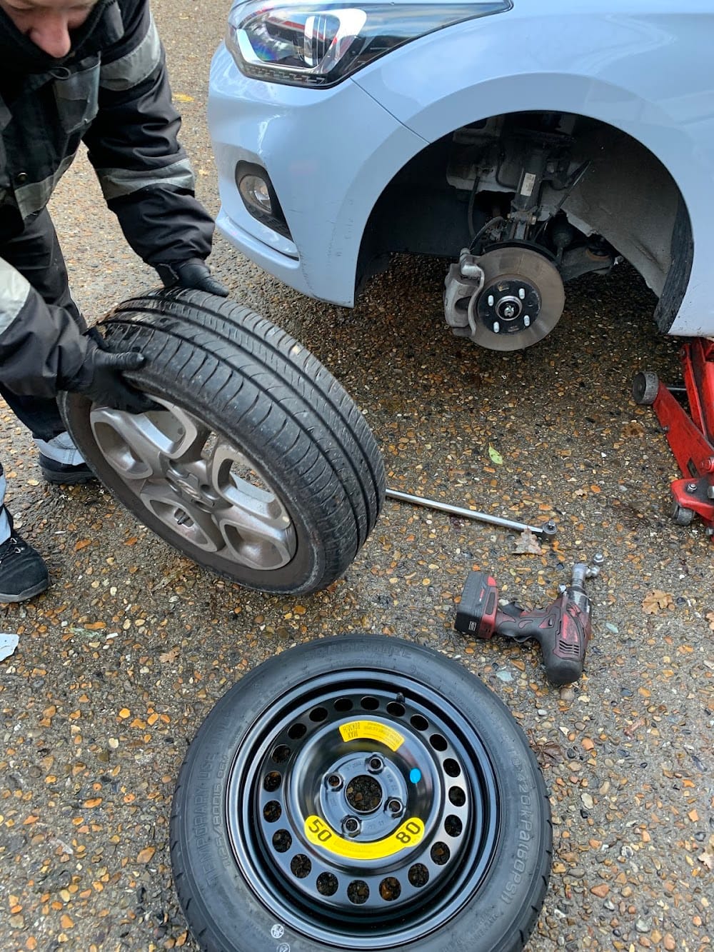 Eddie Mobile Mechanic brake and wheel work photo from the exact listing