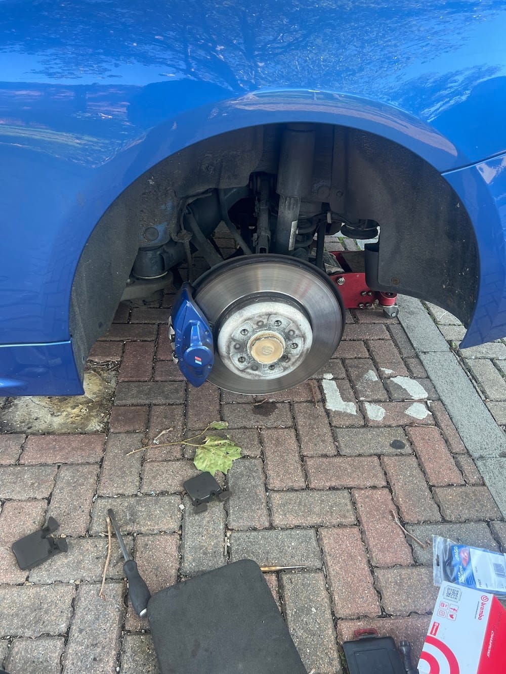 Eddie Mobile Mechanic wheel arch repair photo from the exact listing